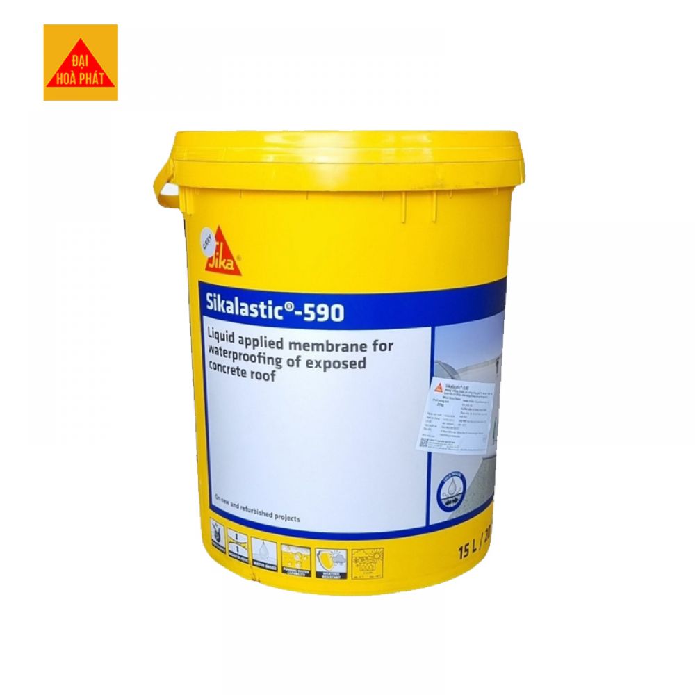 Chống thấm sàn mái Sikalastic®-590 Chống thấm sàn mái Sikalastic®-590